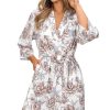 1127418 Short bathrobe model 228613 Donna