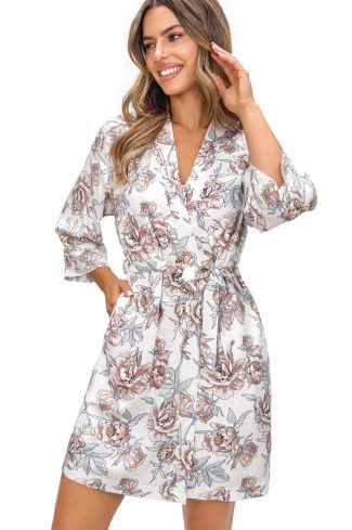 Short bathrobe model 228613 Donna