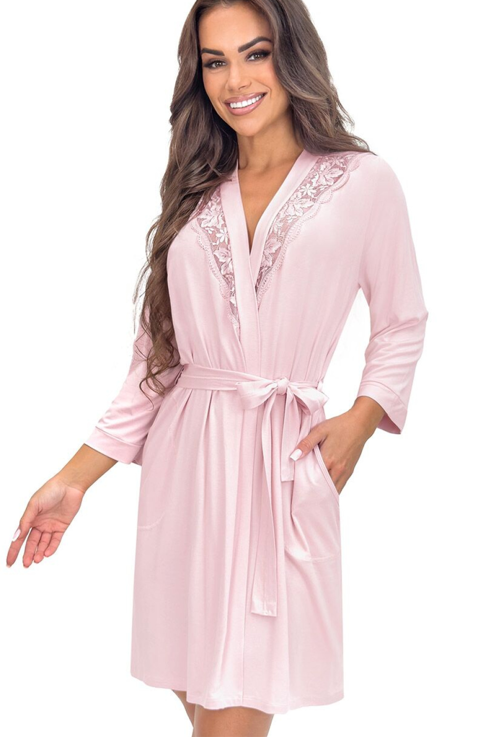 1127421 Short bathrobe model 228614 Donna