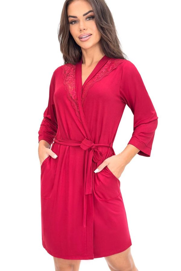 Short bathrobe model 228615 Donna