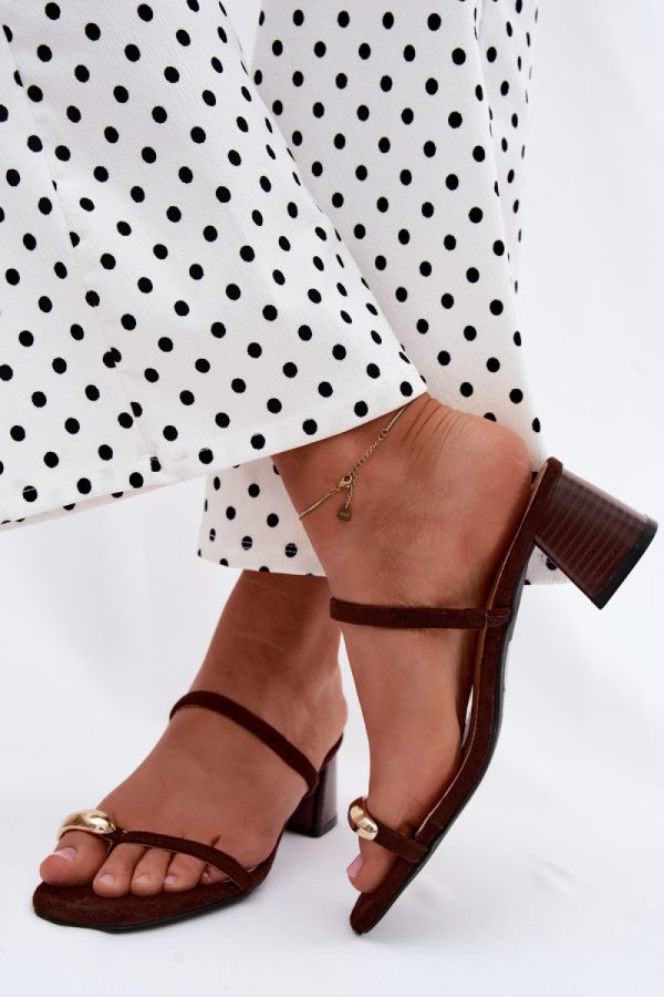 Heeled sandals model 228794 Step in style