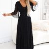 black Long dress model 229078 Numoco