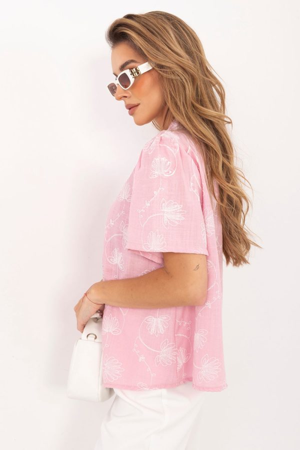pink Short sleeve shirt model 229097 Factory Price
