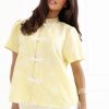 yellow Short sleeve shirt model 229100 Factory Price