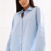 blue Long sleeve shirt model 229101 Factory Price