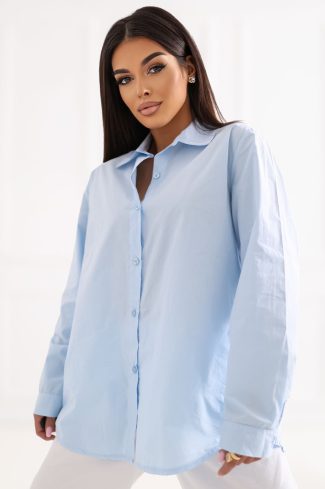 blue Long sleeve shirt model 229101 Factory Price