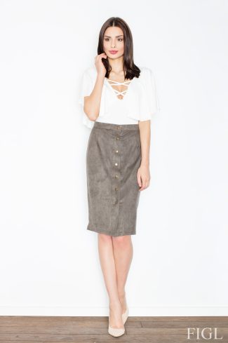 green Skirt model 52614 Figl