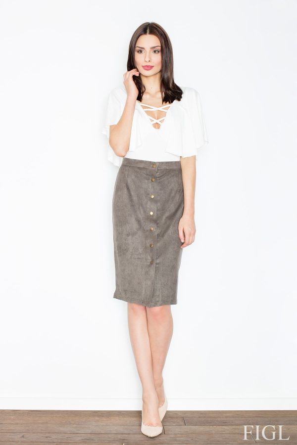 green Skirt model 52614 Figl