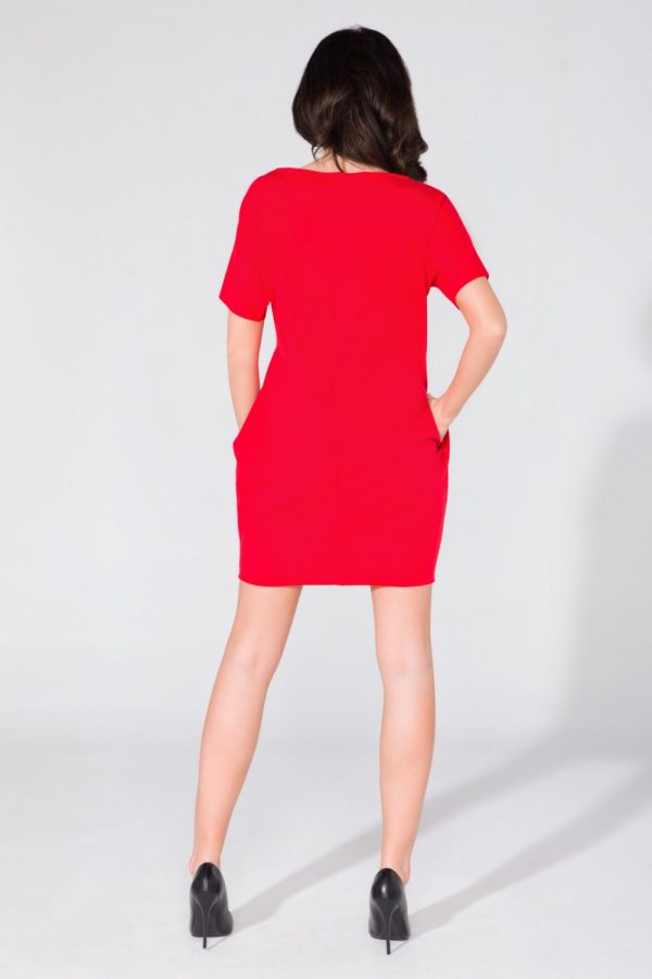 red Daydress model 59008 Tessita