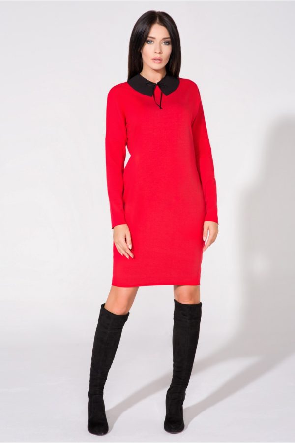 red Evening dress model 61715 Tessita