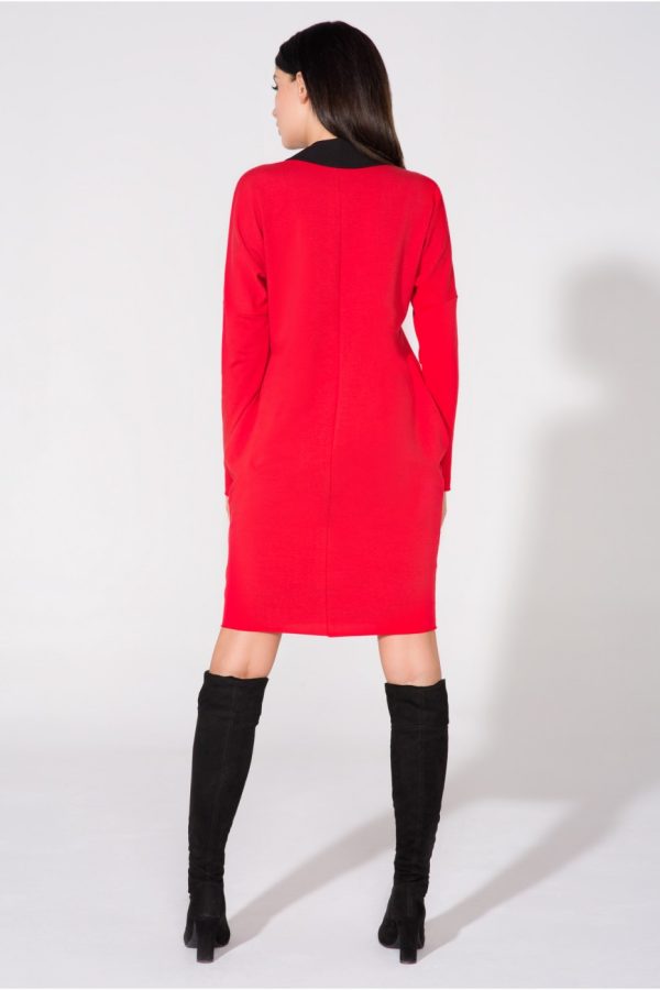 red Evening dress model 61715 Tessita