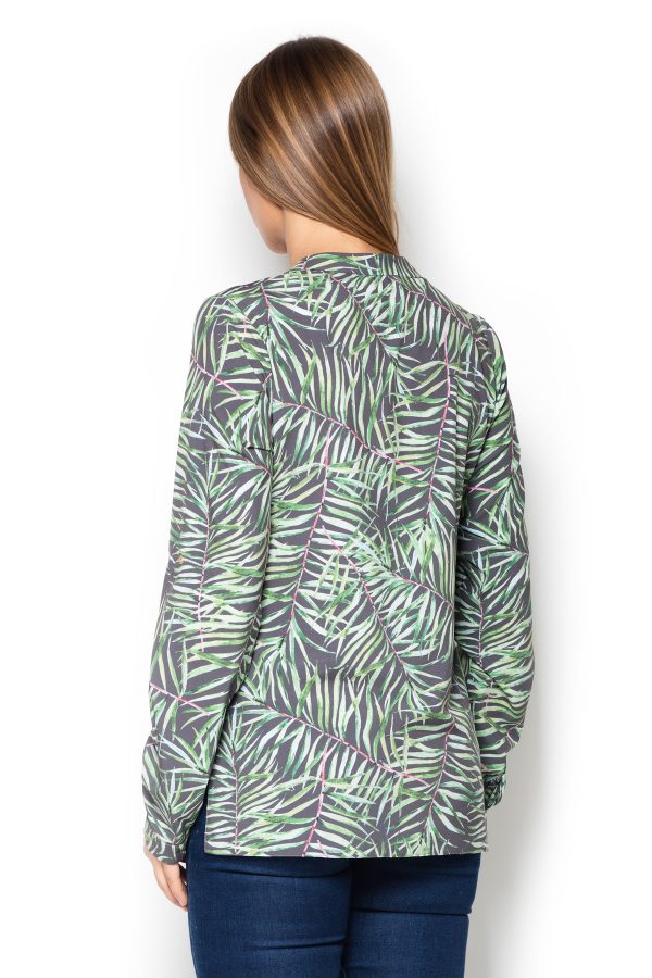 multicolor Long sleeve shirt model 63915 Katrus