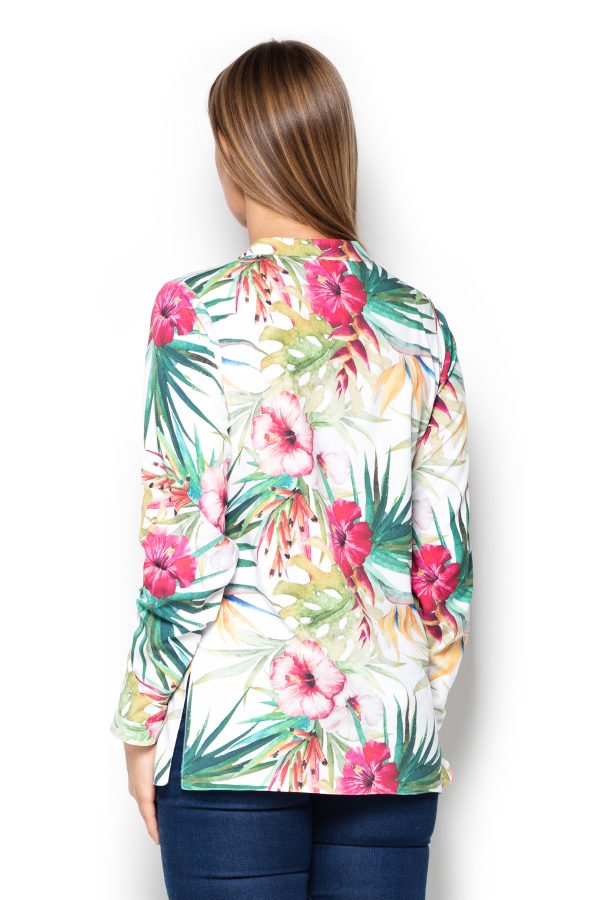 multicolor Long sleeve shirt model 63916 Katrus