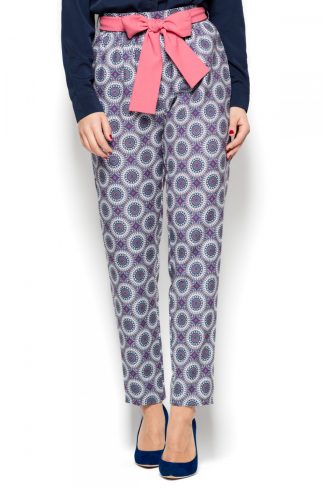 multicolor Women trousers model 77016 Katrus