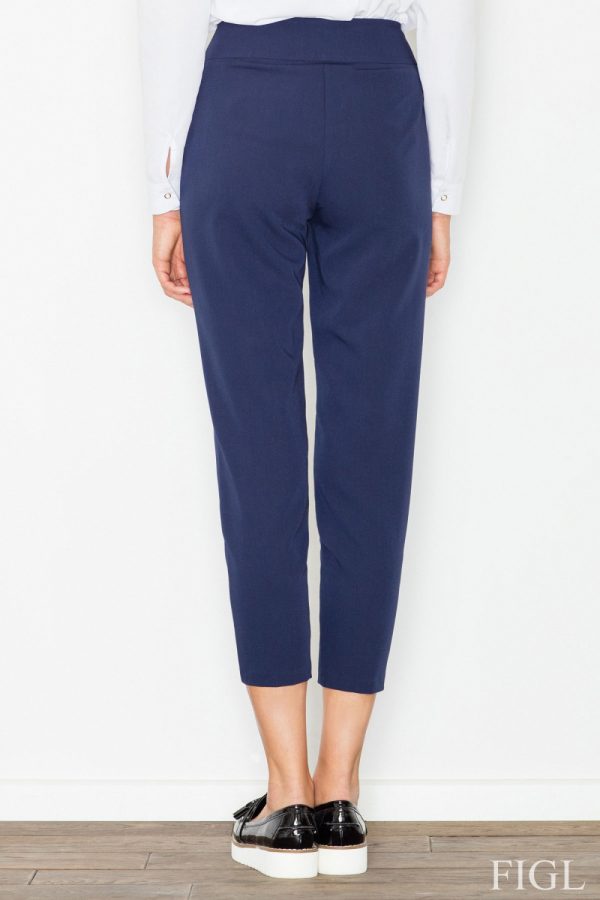 navy blue Women trousers model 77071 Figl