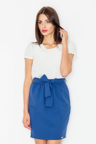 navy blue Skirt model 77112 Figl