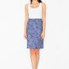 192468 navy blue Skirt model 77136 Figl