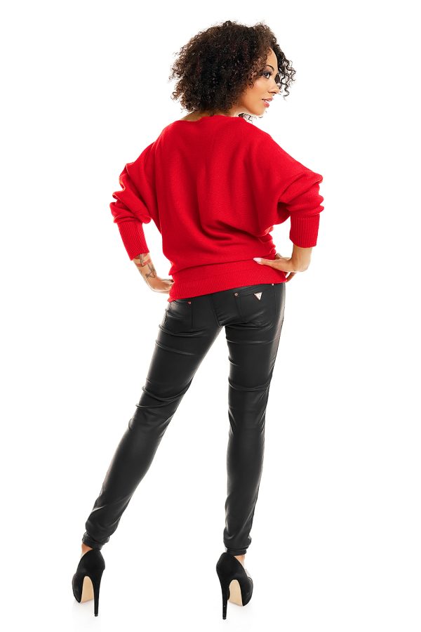 red Bat style blouse model 84279 PeeKaBoo
