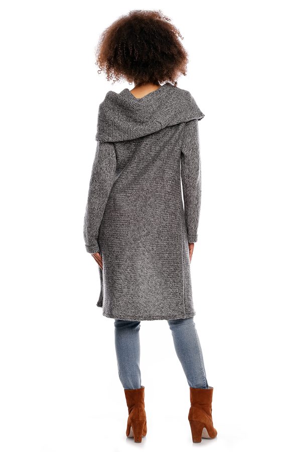 grey Pregnancy sweater model 84290 PeeKaBoo