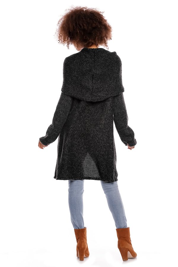 black Long jumper model 84298 PeeKaBoo