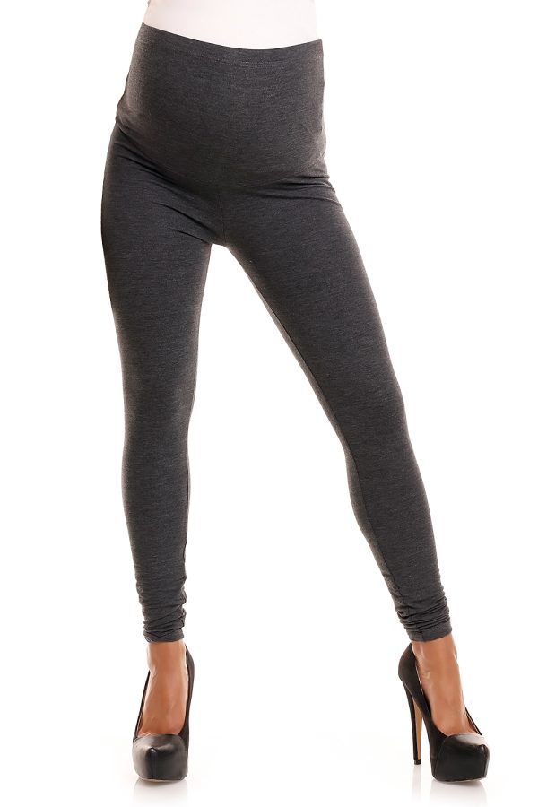 grey Maternity leggings model 84439 PeeKaBoo