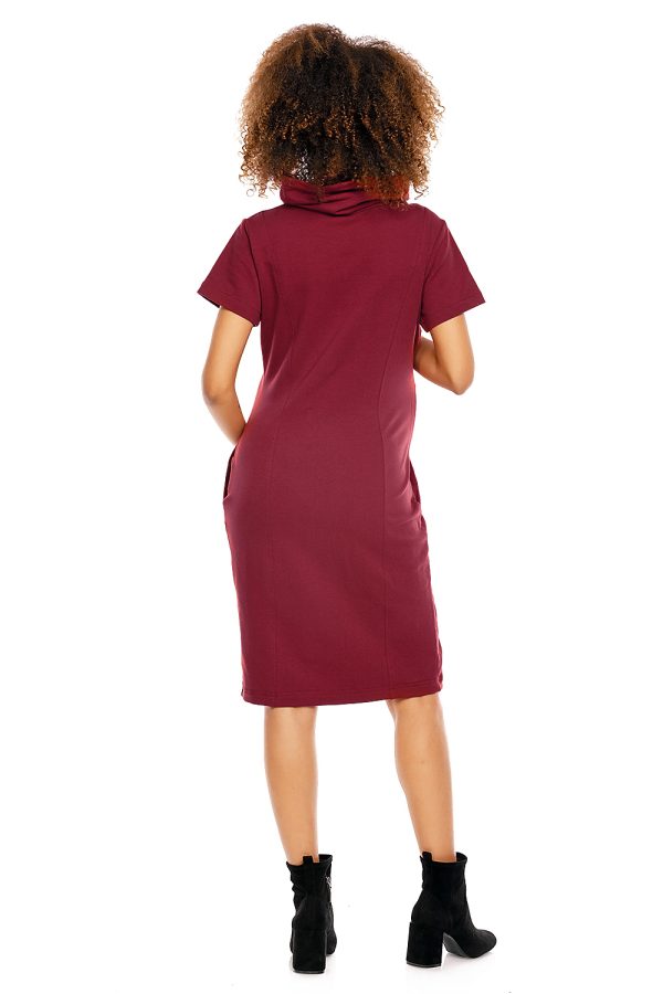 red Pregnancy dress model 94420 PeeKaBoo