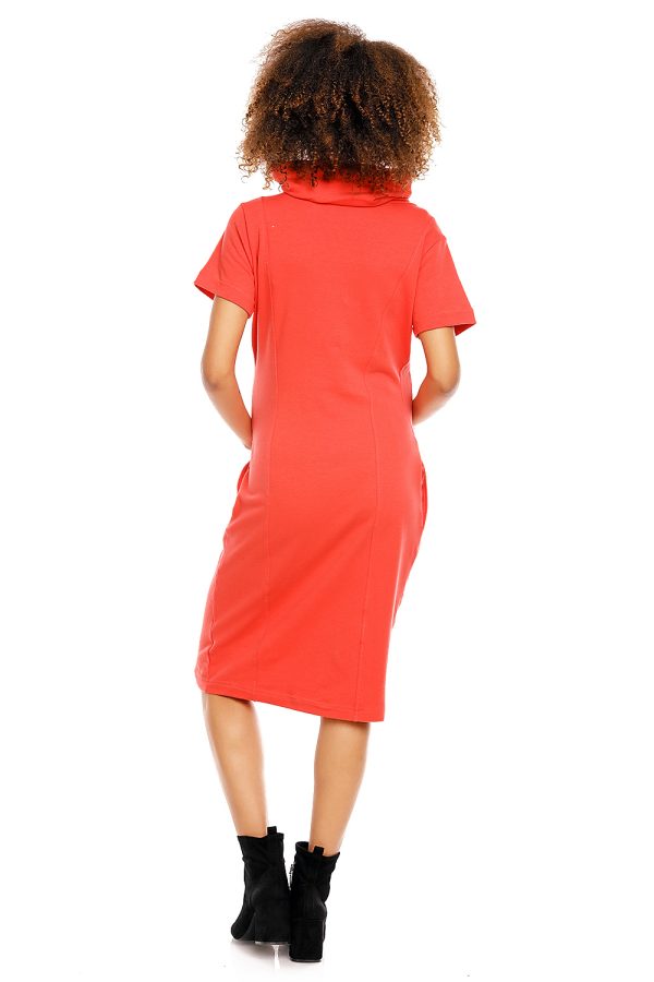 red Pregnancy dress model 94425 PeeKaBoo