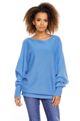blue Bat style blouse model 94499 PeeKaBoo