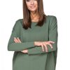 green Sweatshirt model 107348 Tessita