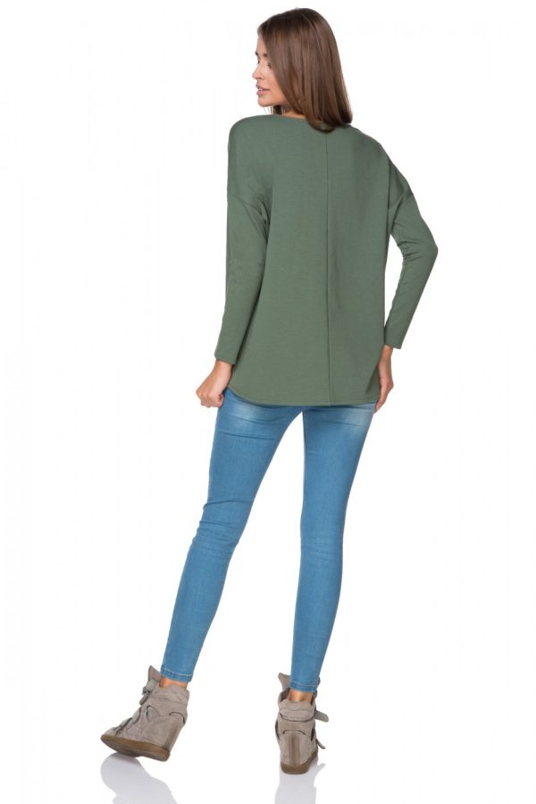 green Sweatshirt model 107348 Tessita