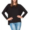 black Sweatshirt model 107350 Tessita