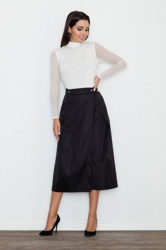 black Long skirt model 111108 Figl
