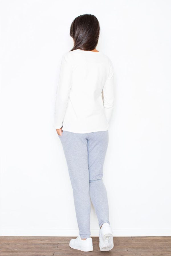 grey Women trousers model 43914 Figl
