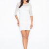 312893 beige Cocktail dress model 28070 Figl