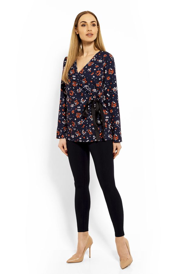 navy blue Blouse model 113173 PeeKaBoo