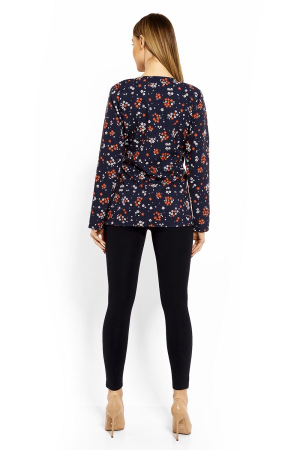navy blue Blouse model 113173 PeeKaBoo