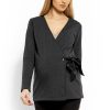 317356 grey Maternity blouse model 113237 PeeKaBoo