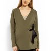 317362 green Maternity blouse model 113239 PeeKaBoo