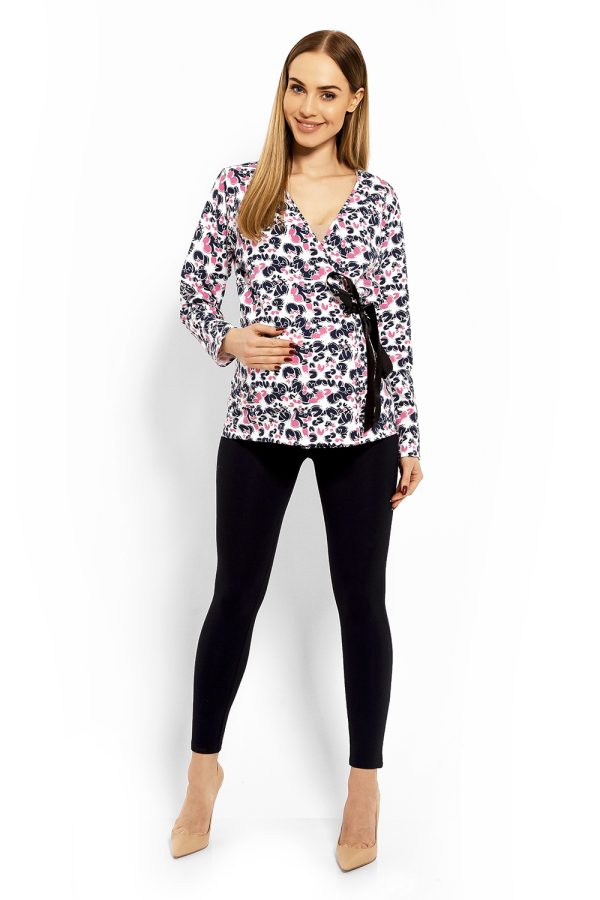 multicolor Maternity blouse model 113243 PeeKaBoo