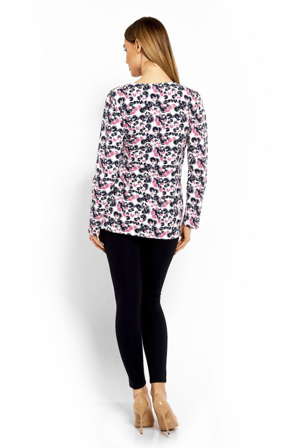 multicolor Maternity blouse model 113243 PeeKaBoo