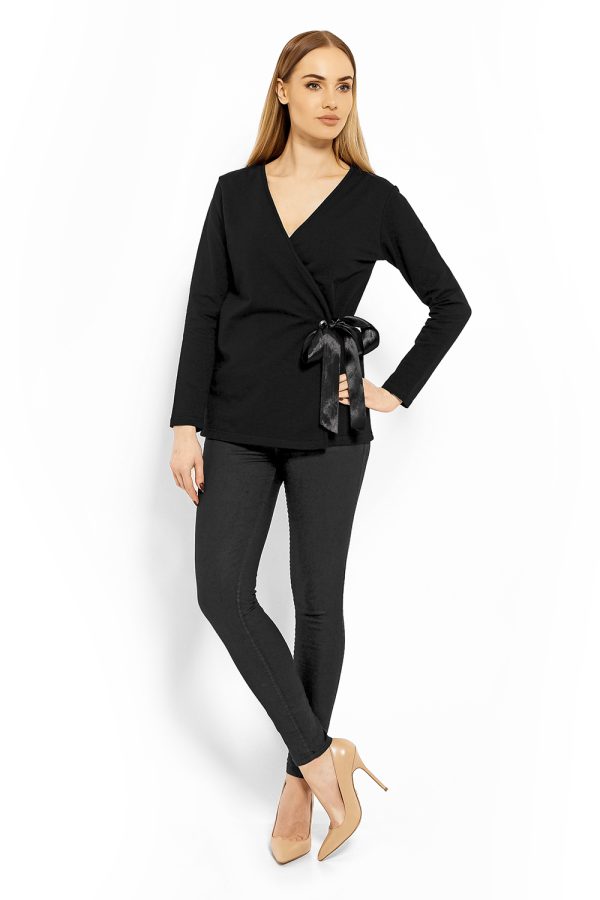 black Blouse model 113245 PeeKaBoo