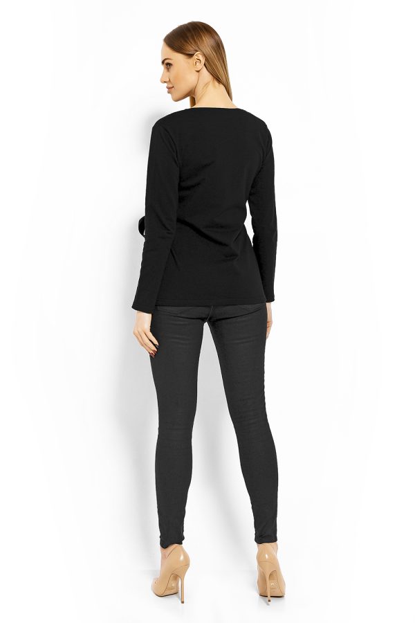 black Blouse model 113245 PeeKaBoo