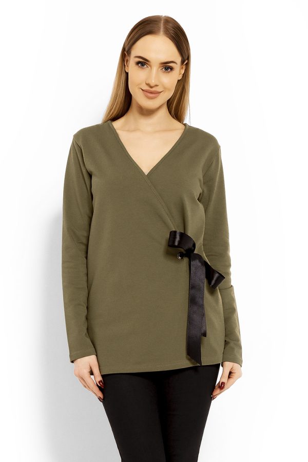 green Blouse model 113248 PeeKaBoo