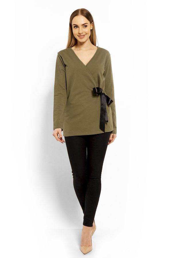 green Blouse model 113248 PeeKaBoo