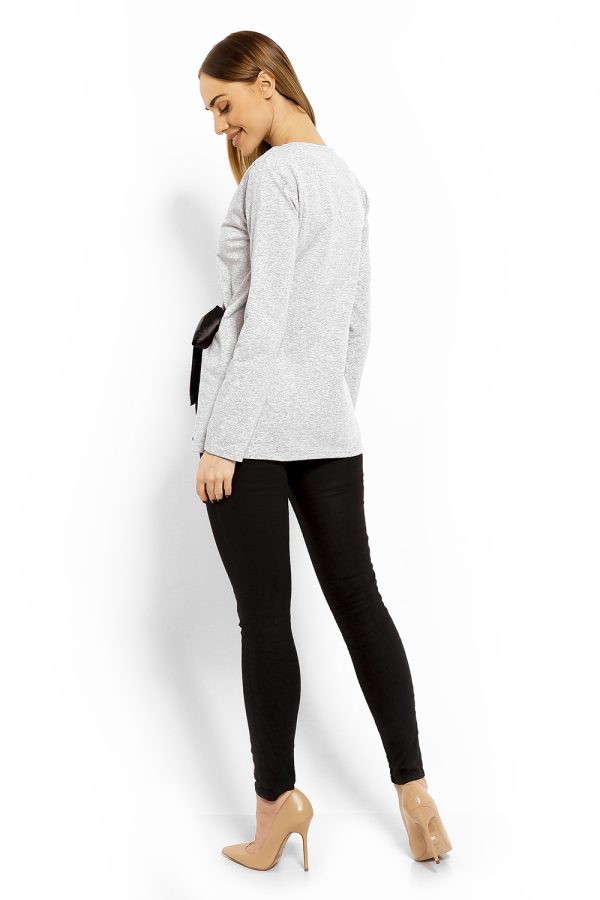 grey Blouse model 113249 PeeKaBoo