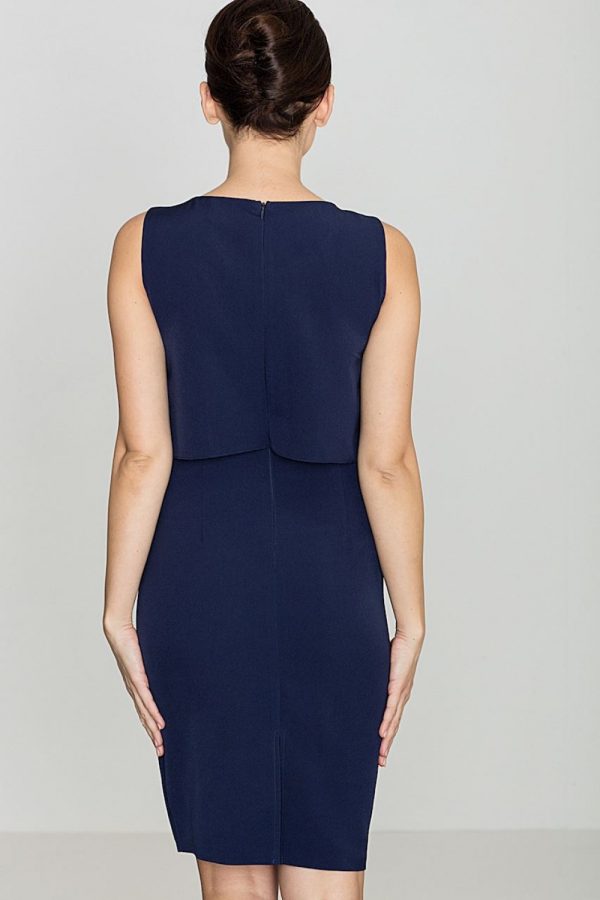 navy blue Cocktail dress model 114322 Lenitif