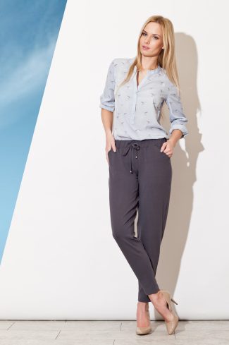 grey Women trousers model 29398 Figl