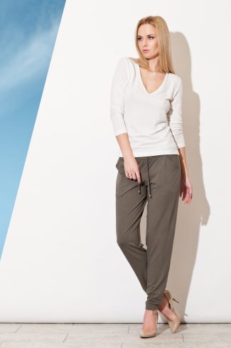 green Women trousers model 29399 Figl