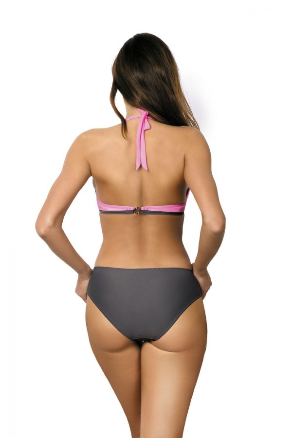 grey Swimsuit one piece model 56727 Marko