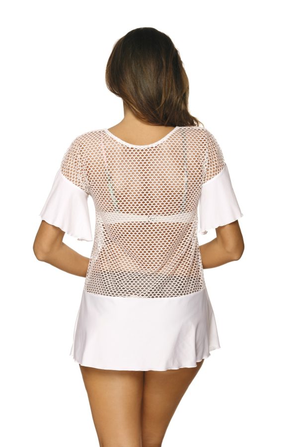 white Beach tunic model 112279 Marko
